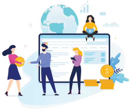 Illustration representing creative growth